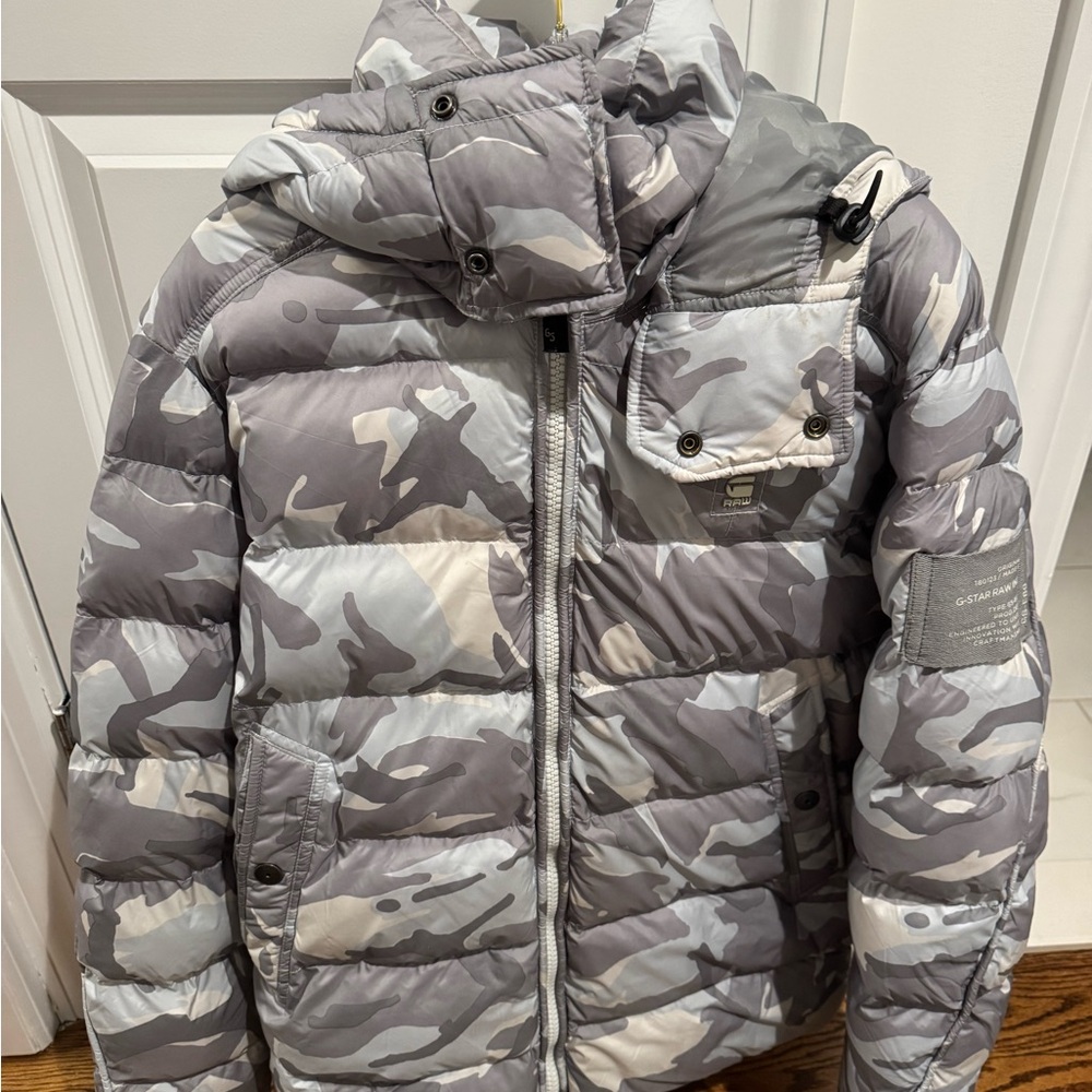 G-Star Gray Camouflage Jacket